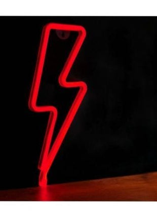 Luz Neon Forever Light Neon LED Bolt Red/ Funciona a Pilas y USB - Tiensol