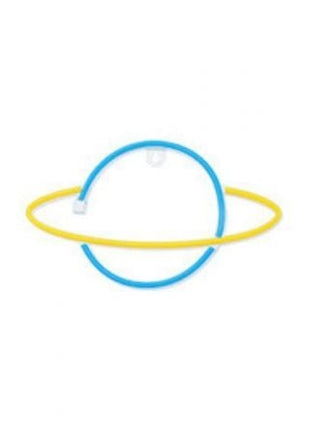 Luz Neon Forever Light Neon LED Saturn Yellow Blue/ Funciona a Pilas y USB - Tiensol