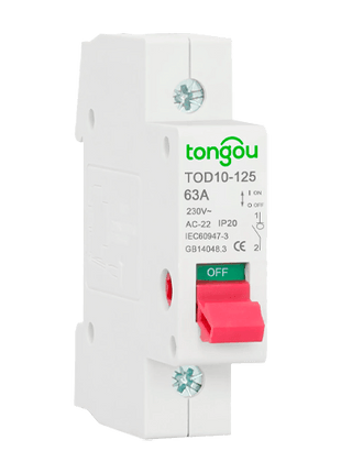 Magnetotermico 1P 230V 100A Tongou TOD10 - 125 - Tiensol