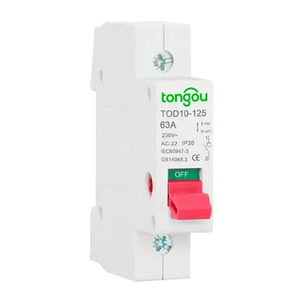 Magnetotermico 1P 230V 100A Tongou TOD10 - 125 - Tiensol