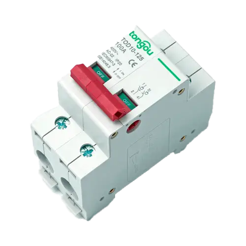 Magnetotermico 2P 400V 100A Tongou TOD10 - 125 - Tiensol