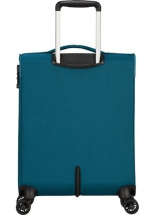 Maleta de Cabina American Tourister Crosstrack Spinner 55cm/ 55x40x20cm/ 4 Ruedas/ Marino y Naranja - Tiensol