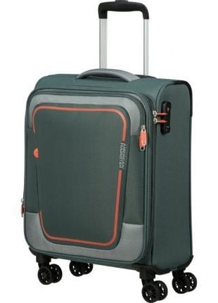 Maleta de Cabina American Tourister Pulsonic Spinner 55cm/ 55x40x23cm/ 4 Ruedas/ Verde Bosque Oscuro - Tiensol