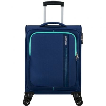 Maleta de Cabina American Tourister Sea Seeker Spinner 55cm/ 55x40x20cm/ 4 Ruedas/ Marino Combate - Tiensol