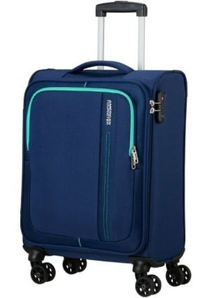 Maleta de Cabina American Tourister Sea Seeker Spinner 55cm/ 55x40x20cm/ 4 Ruedas/ Marino Combate - Tiensol