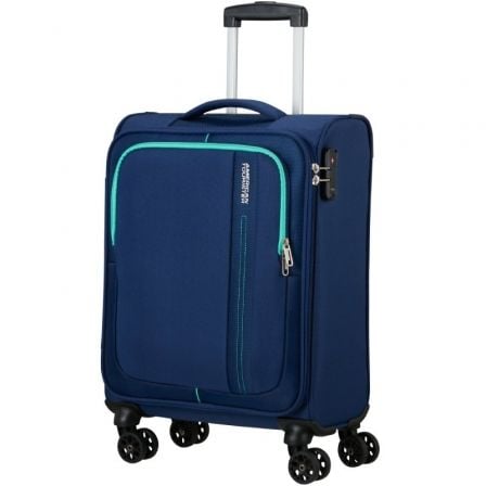 Maleta de Cabina American Tourister Sea Seeker Spinner 55cm/ 55x40x20cm/ 4 Ruedas/ Marino Combate - Tiensol