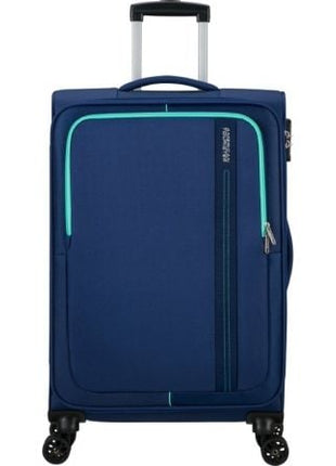 Maleta de Cabina American Tourister Sea Seeker Spinner 68cm/ 68x43x25cm/ 4 Ruedas/ Marino Combate - Tiensol