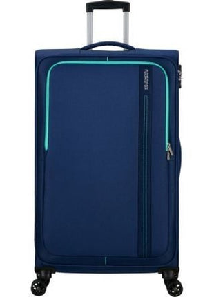 Maleta de Cabina American Tourister Sea Seeker Spinner 80cm/ 80x47.5x28.5cm/ 4 Ruedas/ Marino Combate - Tiensol