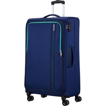 Maleta de Cabina American Tourister Sea Seeker Spinner 80cm/ 80x47.5x28.5cm/ 4 Ruedas/ Marino Combate - Tiensol