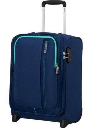 Maleta de Cabina American Tourister Sea Seeker Upright/ 45x36x20cm/ 2 Ruedas/ Marino Combate - Tiensol