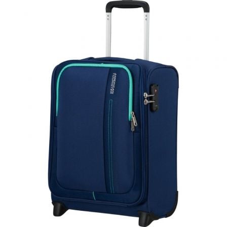 Maleta de Cabina American Tourister Sea Seeker Upright/ 45x36x20cm/ 2 Ruedas/ Marino Combate - Tiensol