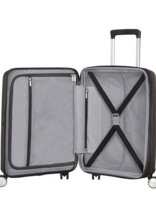 Maleta de Cabina American Tourister SoundBox Spinner 55cm/ 55x40x20cm/ 4 Ruedas/ Negra - Tiensol