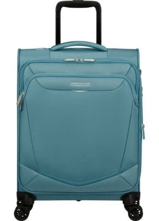 Maleta de Cabina American Tourister SummerRide Spinner 55cm/ 55x40x23cm/ 4 Ruedas/ Azul Brisa - Tiensol