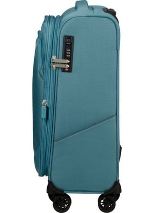 Maleta de Cabina American Tourister SummerRide Spinner 55cm/ 55x40x23cm/ 4 Ruedas/ Azul Brisa - Tiensol