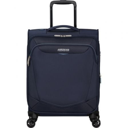 Maleta de Cabina American Tourister SummerRide Spinner 55cm/ 55x40x23cm/ 4 Ruedas/ Azul Marino - Tiensol