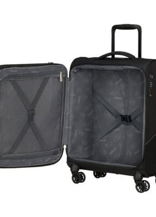 Maleta de Cabina American Tourister SummerRide Spinner 55cm/ 55x40x23cm/ 4 Ruedas/ Negra - Tiensol