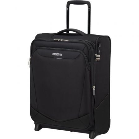 Maleta de Cabina American Tourister Upright SummerRide 55cm/ 55x40x20cm/ 2 Ruedas/ Negra - Tiensol