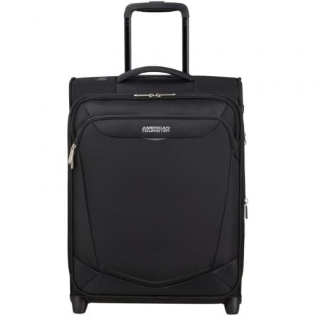 Maleta de Cabina American Tourister Upright SummerRide 55cm/ 55x40x20cm/ 2 Ruedas/ Negra - Tiensol