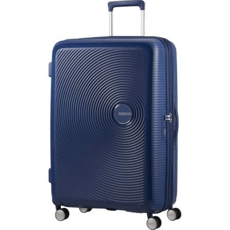 Maleta Grande American Tourister SoundBox Spinner 77cm/ 77x51.5x29.5cm/ 4 Ruedas/ Azul Marino - Tiensol