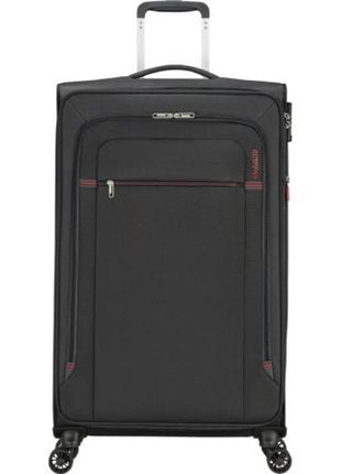 Maleta Mediana American Tourister Crosstrack Spinner Expansible 79cm/ 79x46.5x30.5cm/ 4 Ruedas/ Gris y Rojo - Tiensol