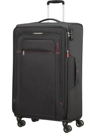 Maleta Mediana American Tourister Crosstrack Spinner Expansible 79cm/ 79x46.5x30.5cm/ 4 Ruedas/ Gris y Rojo - Tiensol