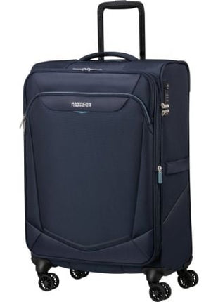 Maleta Mediana American Tourister SummerRide Spinner 69cm/ 69x43x29cm/ 4 Ruedas/ Azul Marino - Tiensol