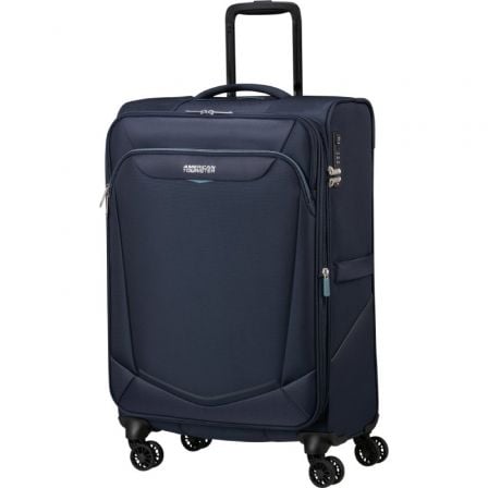 Maleta Mediana American Tourister SummerRide Spinner 69cm/ 69x43x29cm/ 4 Ruedas/ Azul Marino - Tiensol