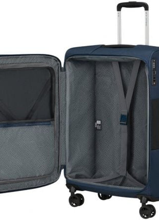 Maleta Mediana Samsonite Vaycay Spinner Expansible 66cm/ 66x43x30cm/ 4 Ruedas/ Azul Marino - Tiensol