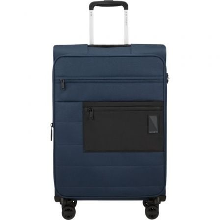 Maleta Mediana Samsonite Vaycay Spinner Expansible 66cm/ 66x43x30cm/ 4 Ruedas/ Azul Marino - Tiensol