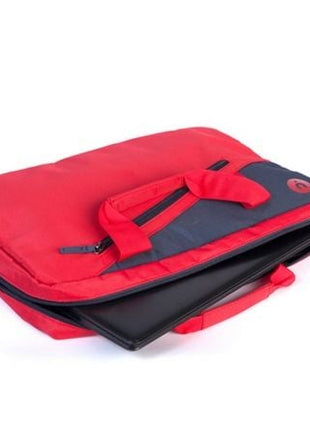 Maletín Monray Ginger para Portátiles hasta 15.6'/ Cinta para Trolley/ Rojo - Tiensol