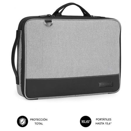 Maletín Subblim Advance Laptop Sleeve para Portátiles hasta 15.6'/ Gris - Tiensol