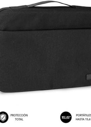 Maletín Subblim Elegant Laptop Sleeve para Portátiles hasta 15.6'/ Negro - Tiensol