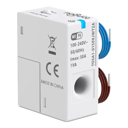 Medidor de Energía WiFi 1–50A Tongou TOSA1 con Sensor de Inducción - Protecciones Eléctricas CA