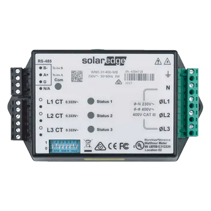 Medidor SolarEdge Modbus SE-WND-3Y400-MB-K2 para Autoconsumo - Accesorios de Inversores