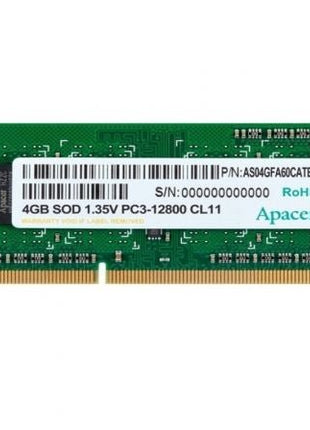 Memoria RAM Apacer 4GB/ DDR3/ 1600MHz/ 1.35V/ SODIMM - Tiensol