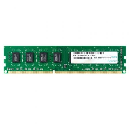 Memoria RAM Apacer 8GB/ DDR3/ 1600MHz/ 1.5V/ CL11/ DIMM - Tiensol