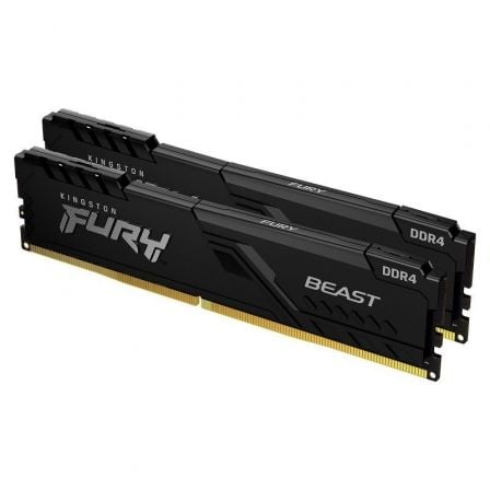 Memoria RAM Kingston FURY Beast 2 x 16GB/ DDR4/ 3200MHz/ 1.35V/ CL16/ DIMM - Tiensol