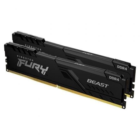 Memoria RAM Kingston FURY Beast 2 x 16GB/ DDR4/ 3600MHz/ 1.35V/ CL18/ DIMM - Tiensol