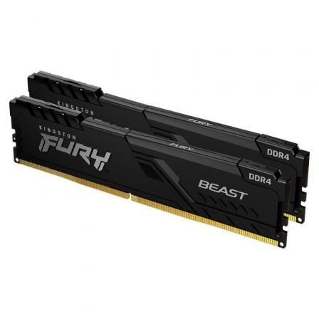 Memoria RAM Kingston FURY Beast 2 x 8GB/ DDR4/ 3200MHz/ 1.35V/ CL16/ DIMM - Tiensol