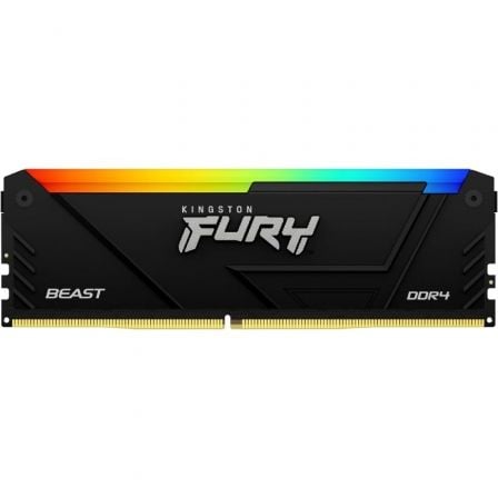 Memoria RAM Kingston FURY Beast RGB 16GB/ DDR4/ 3200MHz/ 1.35V/ CL16/ DIMM - Tiensol