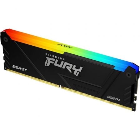 Memoria RAM Kingston FURY Beast RGB 16GB/ DDR4/ 3200MHz/ 1.35V/ CL16/ DIMM / KF432C16BB2A - Tiensol