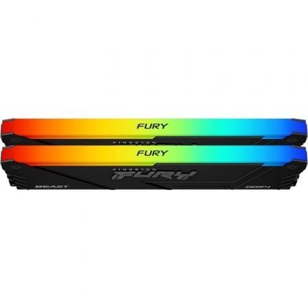 Memoria RAM Kingston FURY Beast RGB 2 x 16GB/ DDR4/ 3200MHz/ 1.35V/ CL16/ DIMM - Tiensol