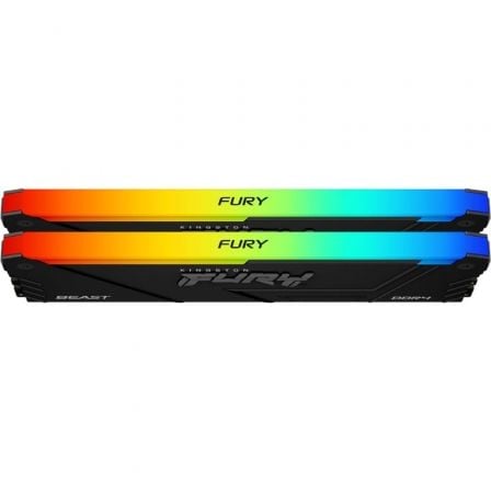 Memoria RAM Kingston FURY Beast RGB 2 x 8GB/ DDR4/ 3200MHz/ 1.35V/ CL16/ DIMM - Tiensol