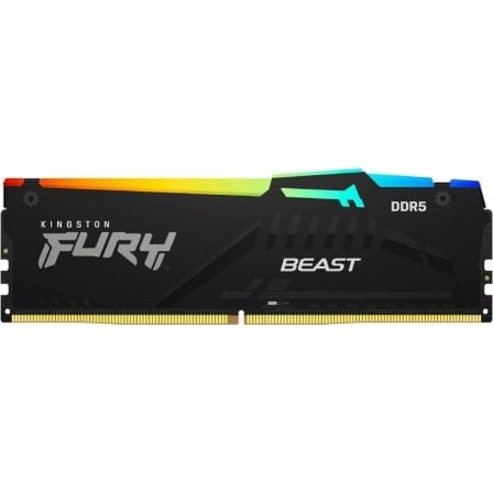 Memoria RAM Kingston FURY Beast RGB 32GB/ DDR5/ 6000MHz/ 1.4V/ CL30/ DIMM - Tiensol