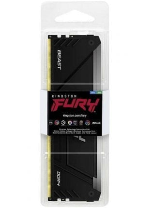 Memoria RAM Kingston FURY Beast RGB 8GB/ DDR4/ 3200MHz/ 1.35V/ CL16/ DIMM - Tiensol