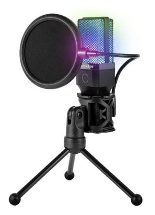 Micrófono Woxter Mic Studio 65 RGB/ USB 2.0 - Tiensol