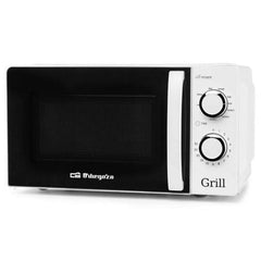 Microondas Orbegozo MIG 2130/ 700W/ Capacidad 20L/ Función Grill/ Blanco - Tiensol