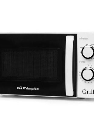 Microondas Orbegozo MIG 2130/ 700W/ Capacidad 20L/ Función Grill/ Blanco - Tiensol