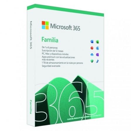 Microsoft Office 365 Familia/ 6 Usuario/ 1 Año/ 5 Dispositivos - Tiensol