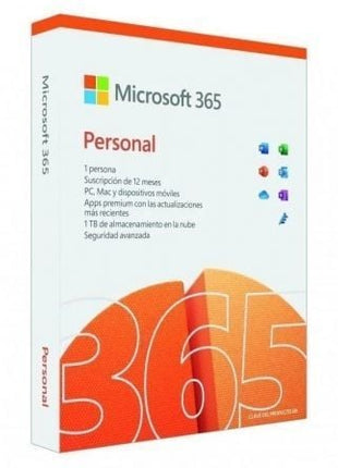 Microsoft Office 365 Personal/ 1 Usuario/ 1 Año - Tiensol